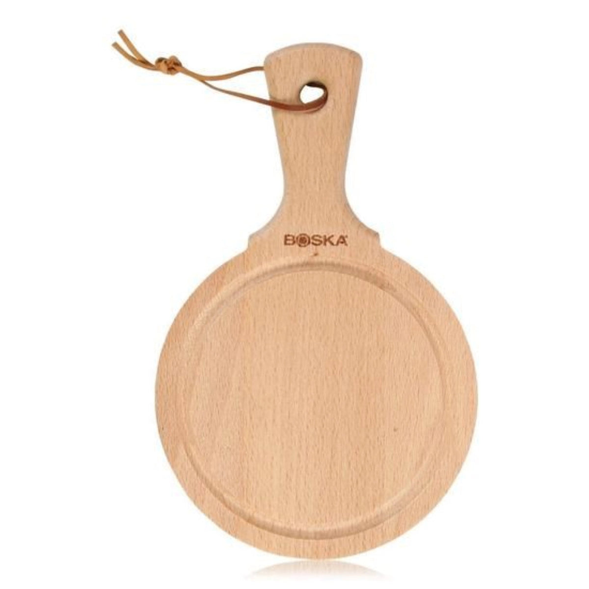 Servierbrett Rund Amigo S braun Buche geölt  240x150x15mm in Braun präsentiert im Onlineshop von KAQTU Design AG. Tablett ist von Boska