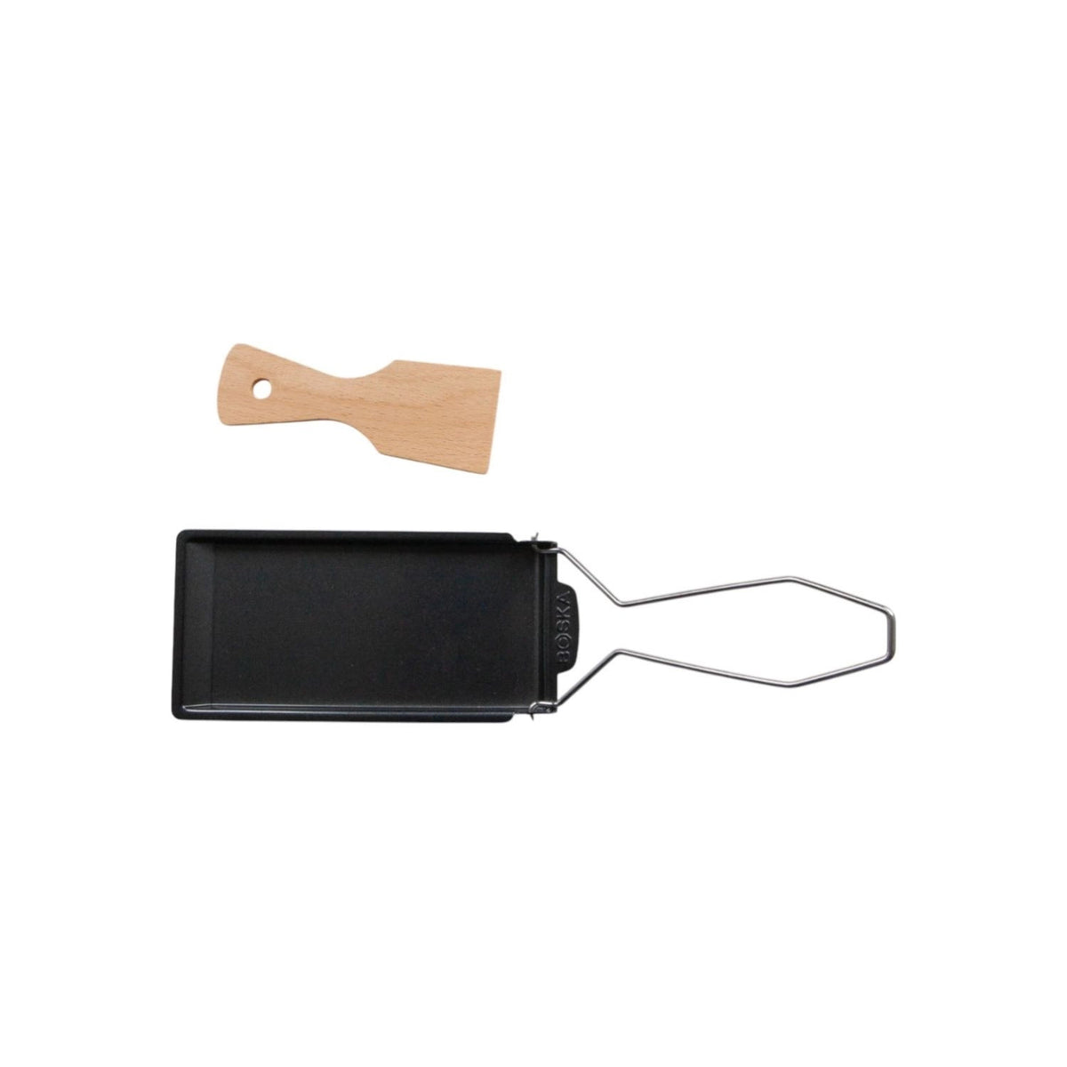 Cheese Barbeclette® schwarz Edelst. Plastik Stahl 270x90x10 in Schwarz präsentiert im Onlineshop von KAQTU Design AG. Fondue/Raclette ist von Boska