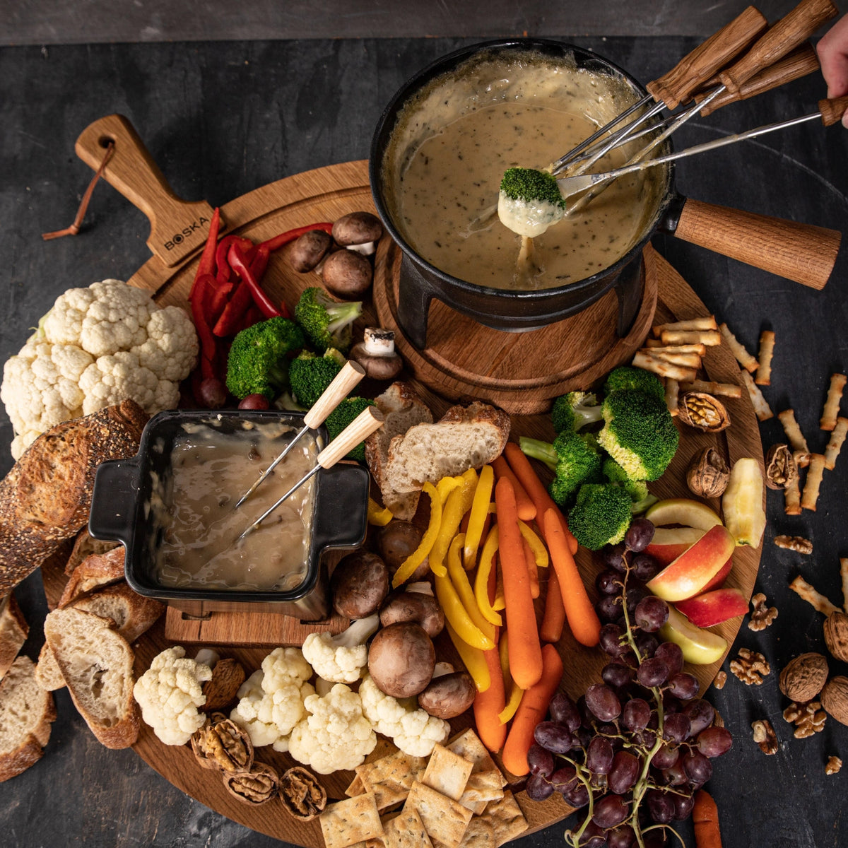 Fondueset Pro L 1.8lt in Schwarz präsentiert im Onlineshop von KAQTU Design AG. Fondue/Raclette ist von Boska