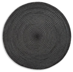 Round placemat, anthracite, 38 cm