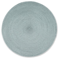 Round placemat, grey-blue, 38 cm