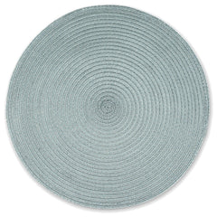Round placemat, grey-blue, 38 cm