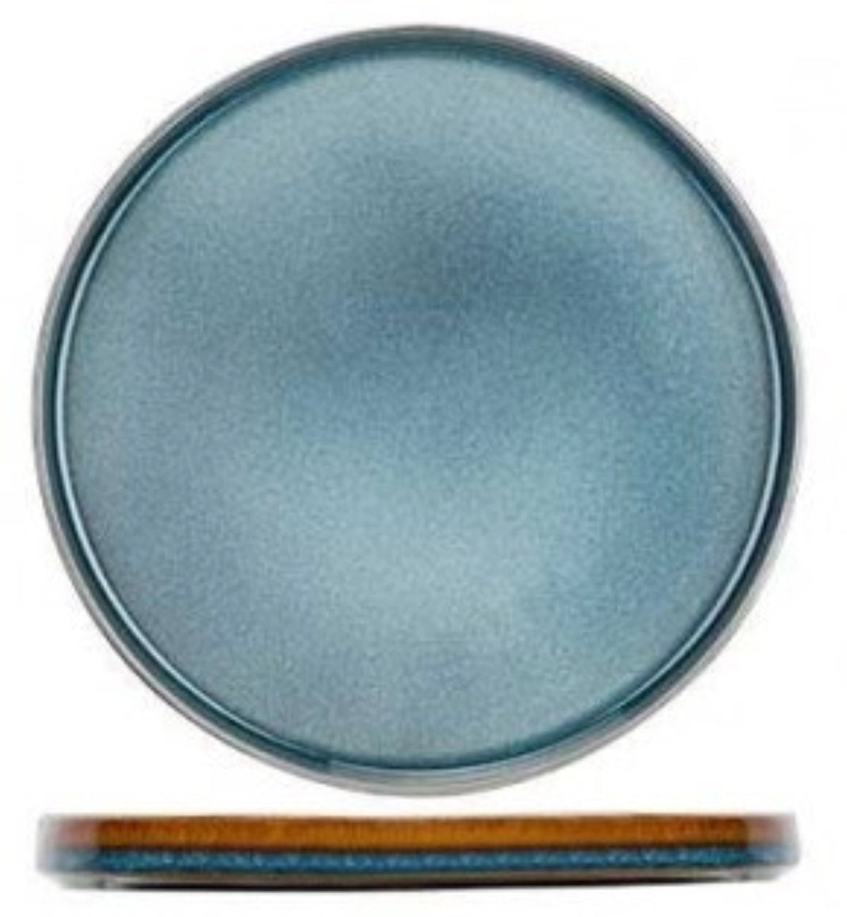 Quintana blue Dessertteller, Ø 22cm in Blau präsentiert im Onlineshop von KAQTU Design AG. Teller ist von Cosy & Trendy