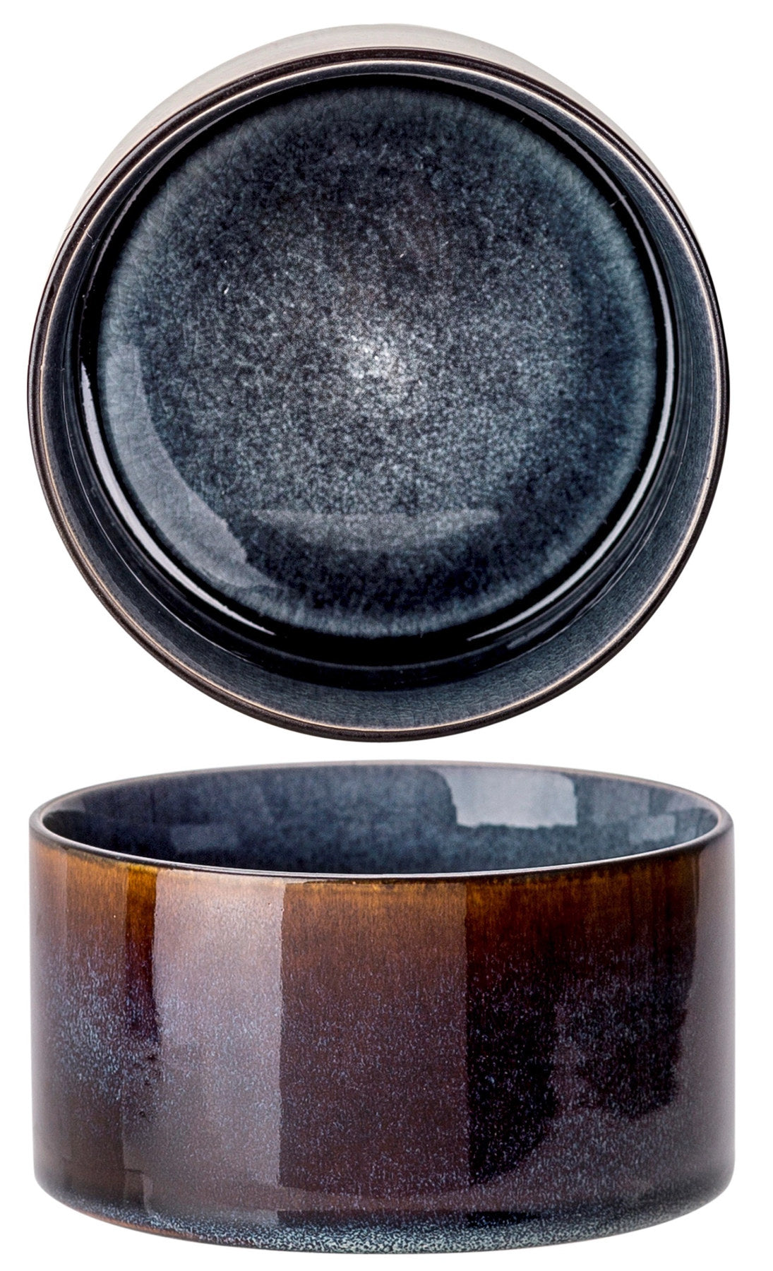 Quintana blau, Schüssel, Ø 11x6 cm in Blau präsentiert im Onlineshop von KAQTU Design AG. Schüssel ist von Cosy & Trendy
