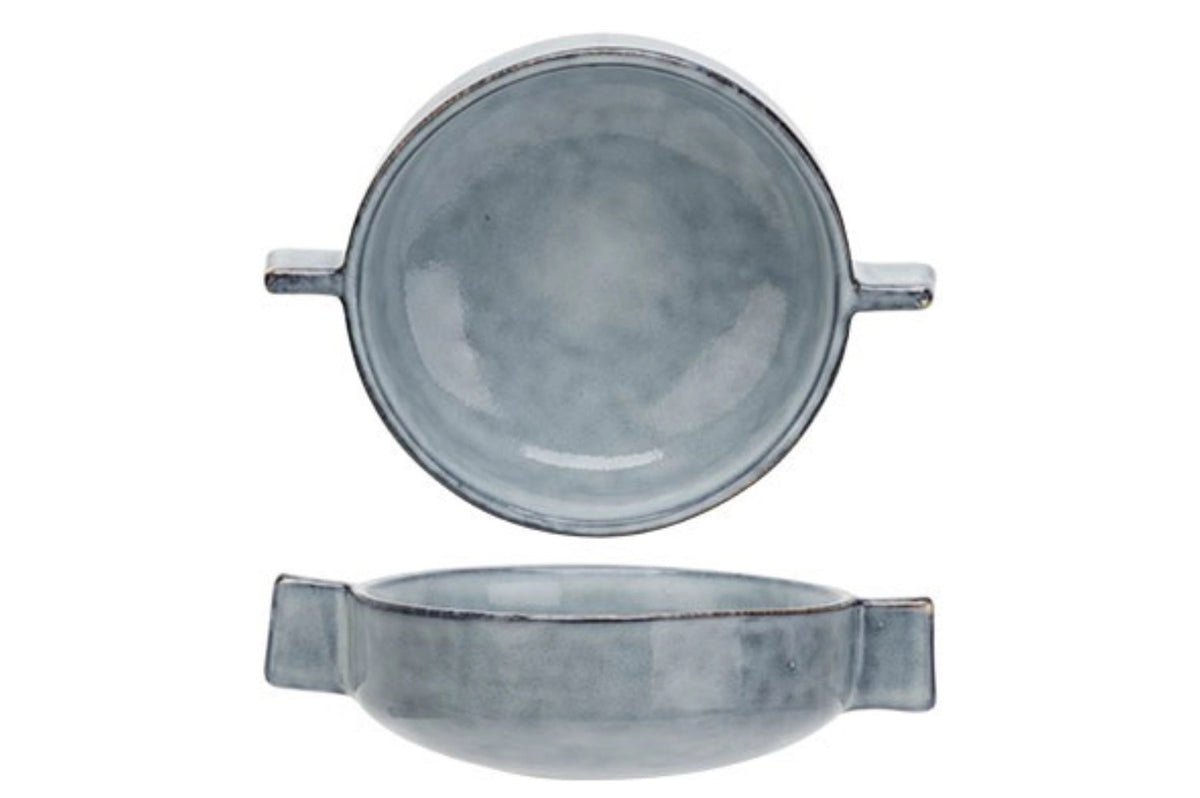 Loft Apero Schale mit Griffen, 11.5 x 4.3cm in Grau präsentiert im Onlineshop von KAQTU Design AG. Aperoschalen ist von Cosy & Trendy