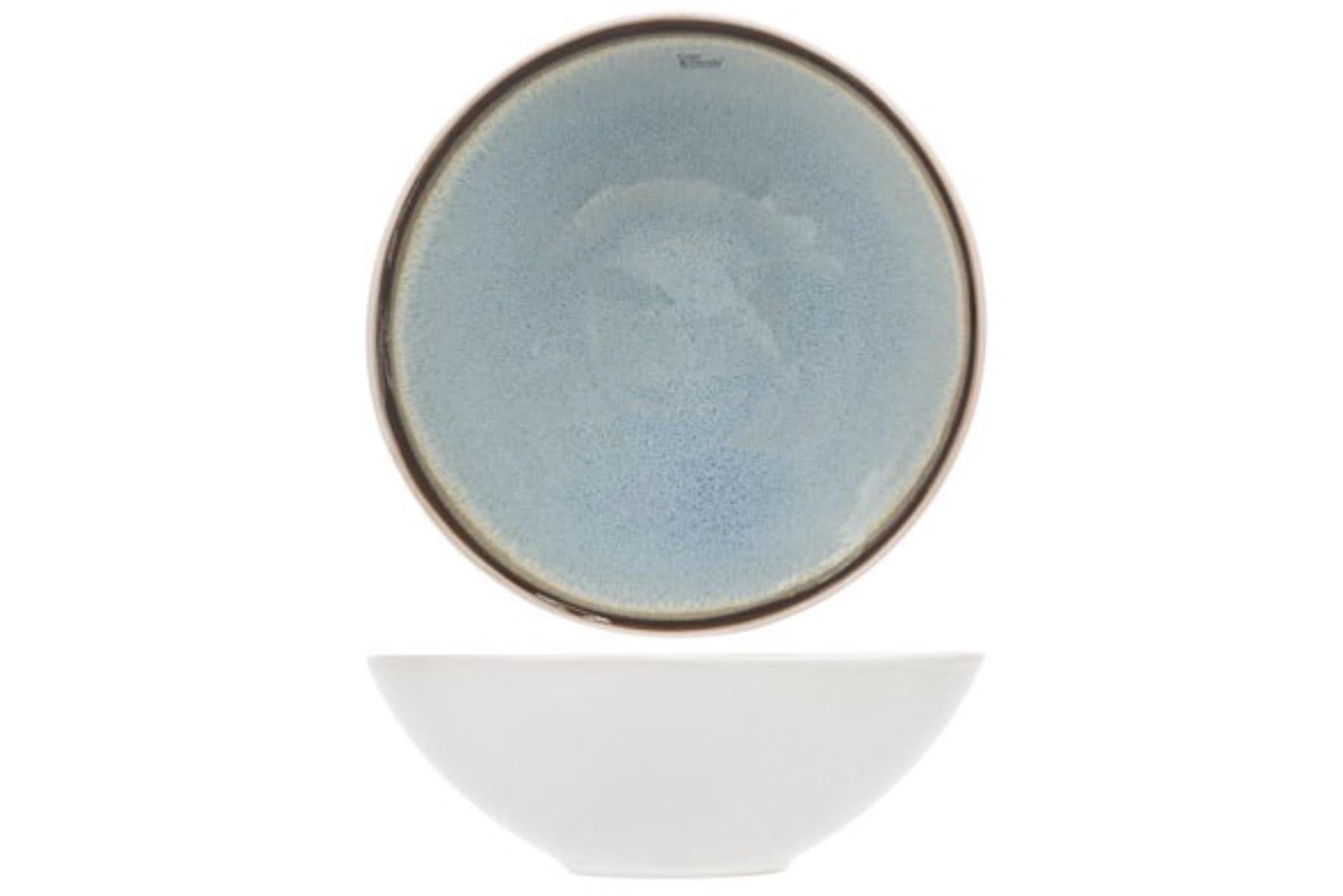Fez Blue Schüssel, D 14.5 H: 9cm in Blau präsentiert im Onlineshop von KAQTU Design AG. Schale ist von Cosy & Trendy