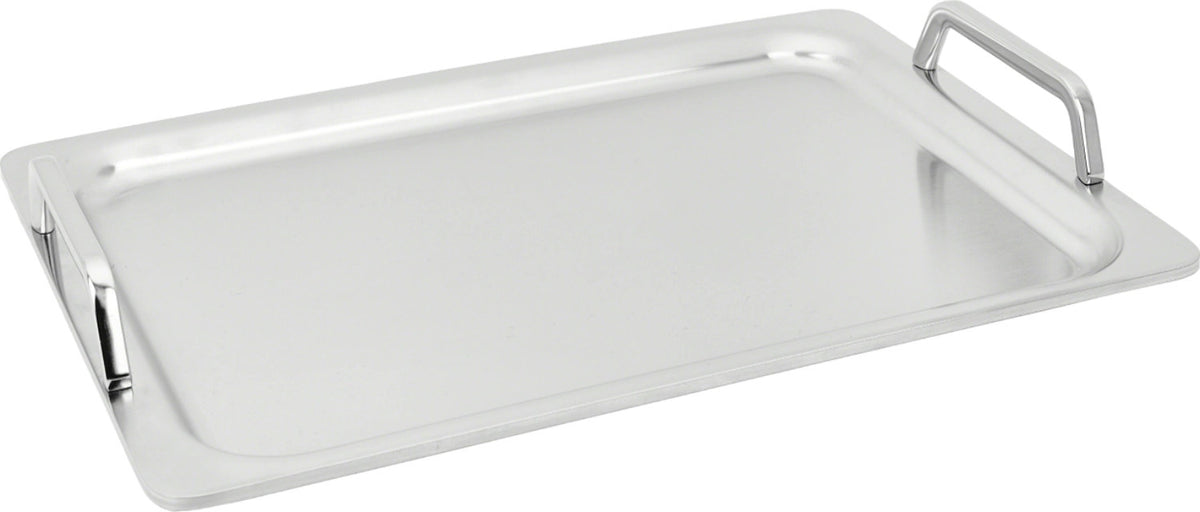 Teppanyaki Platte 39x27cm in Silber präsentiert im Onlineshop von KAQTU Design AG. Platte ist von Demeyere
