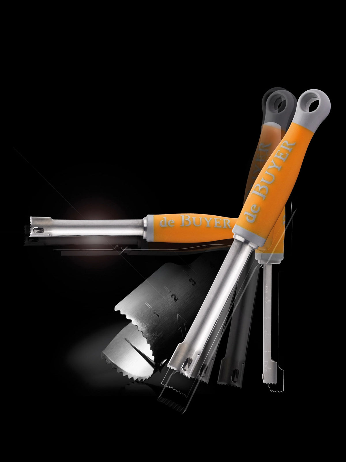 Universalentkerner 13mm in Orange präsentiert im Onlineshop von KAQTU Design AG. Küchenhelfer ist von de Buyer