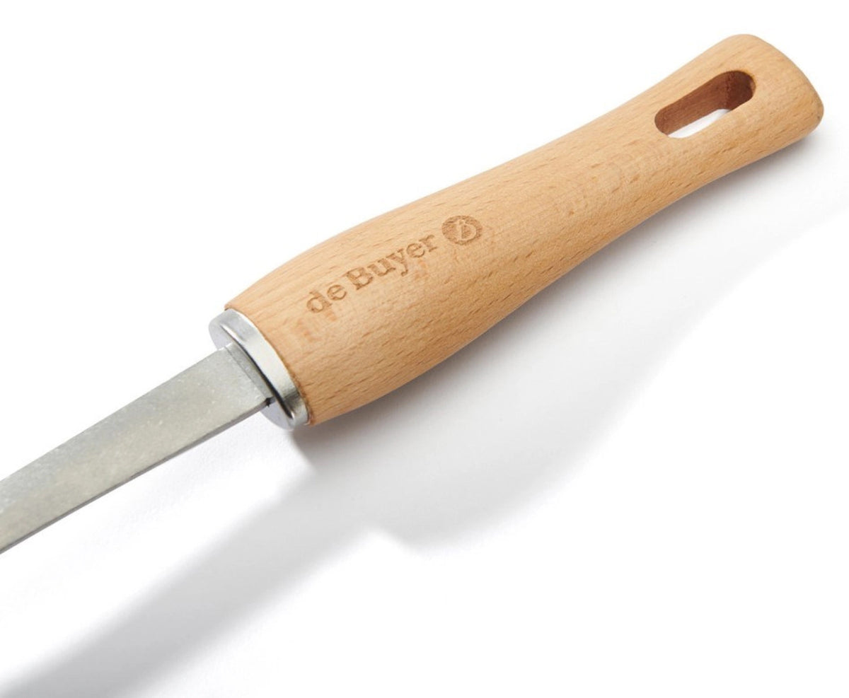 Nostalgy Löffel gelocht in Braun präsentiert im Onlineshop von KAQTU Design AG. Kochbesteck ist von de Buyer