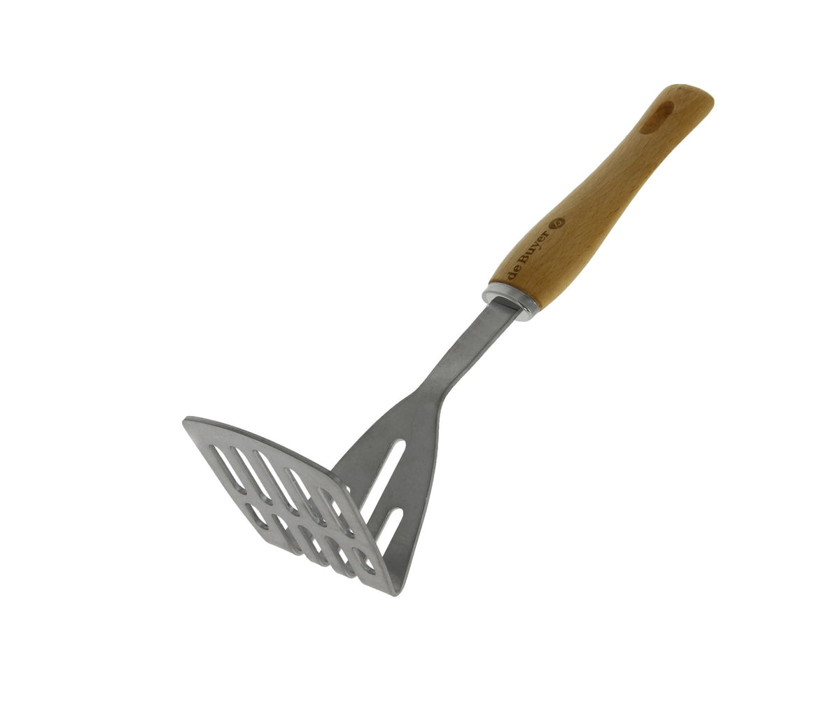 Nostalgy Kartoffelstampfer in Braun präsentiert im Onlineshop von KAQTU Design AG. Küchenhelfer ist von de Buyer