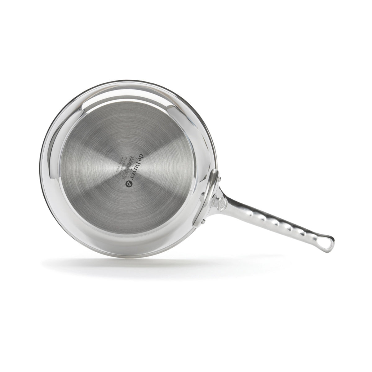 MILADY Sauteuse konisch Ø24cm H: 8cm 3lt., Induktion in Silber präsentiert im Onlineshop von KAQTU Design AG.  ist von de Buyer