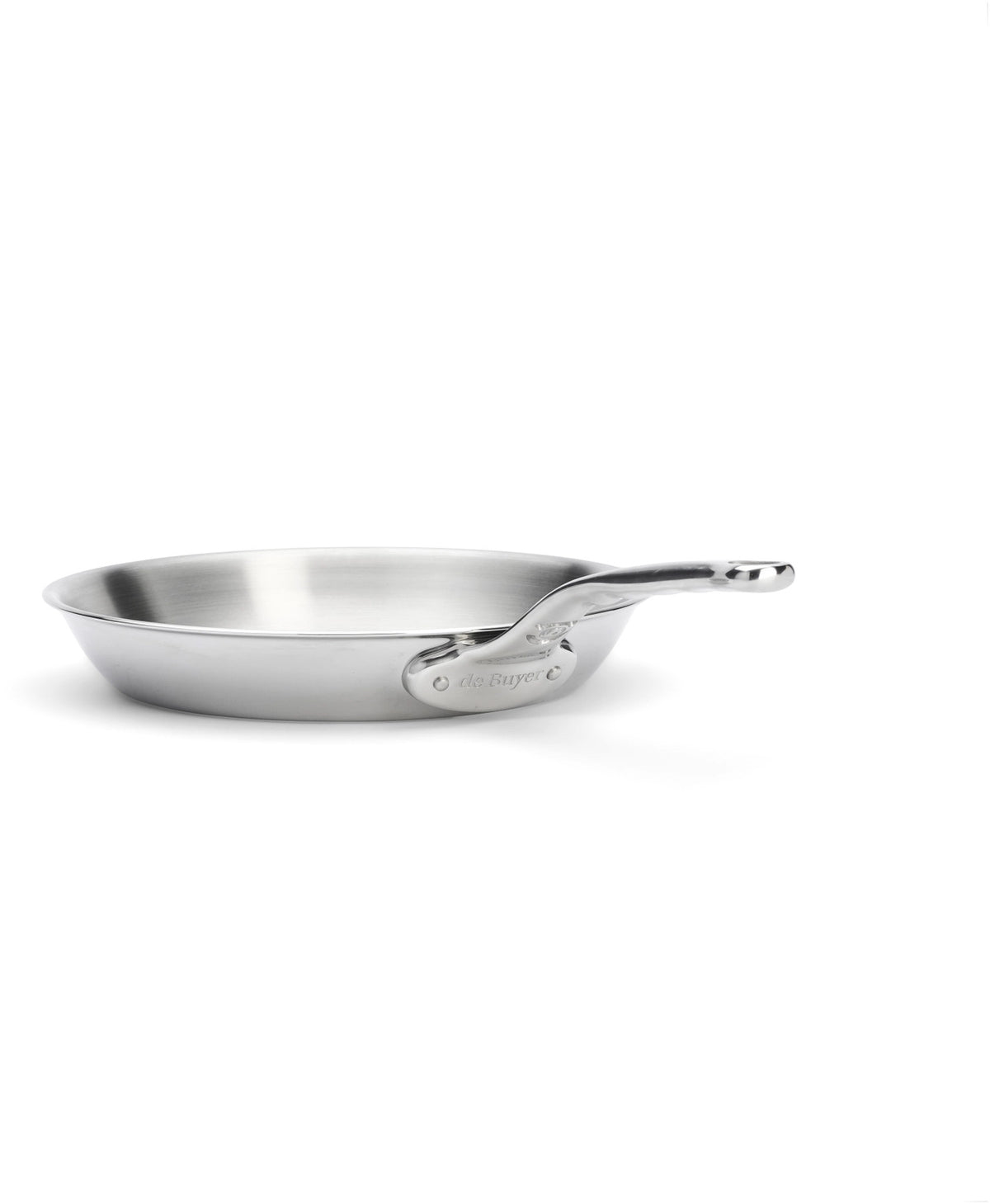 AFFINITY Bratpfanne unbeschichtet Ø 24cm, Induktion in Silber präsentiert im Onlineshop von KAQTU Design AG. Bratpfanne ist von de Buyer