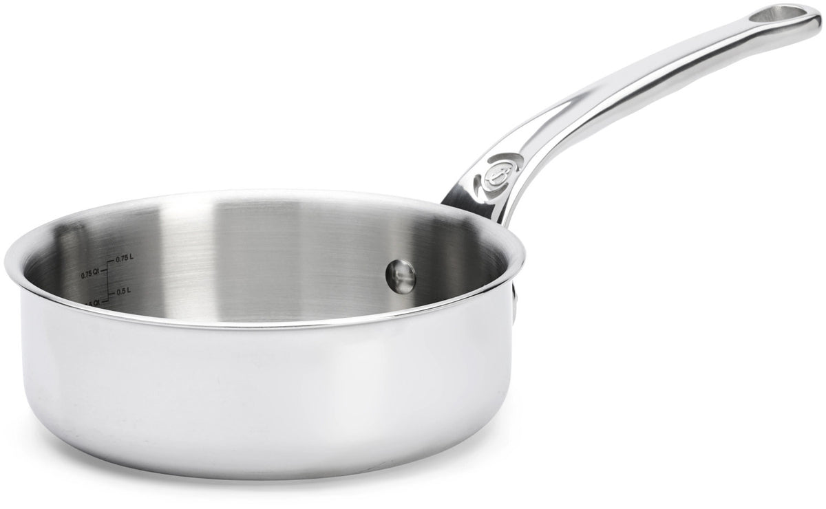 Affinity Sauteuse gerade Ø16cm in Silber präsentiert im Onlineshop von KAQTU Design AG.  ist von de Buyer