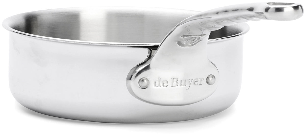 Affinity Sauteuse gerade Ø16cm in Silber präsentiert im Onlineshop von KAQTU Design AG.  ist von de Buyer