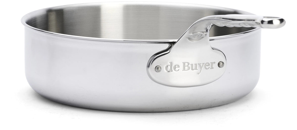 Affinity Sauteuse gerade  Ø 28cm in Silber präsentiert im Onlineshop von KAQTU Design AG.  ist von de Buyer