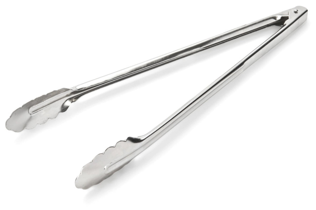 Universal-Buffetzange L: 30cm in Silber präsentiert im Onlineshop von KAQTU Design AG. Zange ist von de Buyer