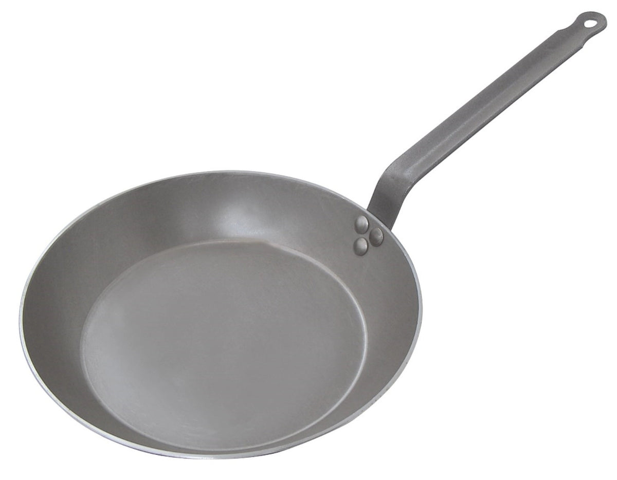 CARBONE PLUS Runde Lyonnaise Bratpfanne Ø 20cm, Induktion in Silber präsentiert im Onlineshop von KAQTU Design AG. Bratpfanne ist von de Buyer