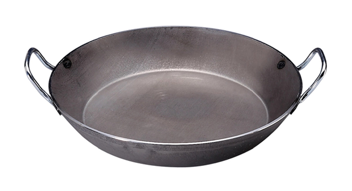 CARBONE PLUS Bratpfanne mit 2 Griffen Ø 24cm, Induktion in Silber präsentiert im Onlineshop von KAQTU Design AG. Bratpfanne ist von de Buyer