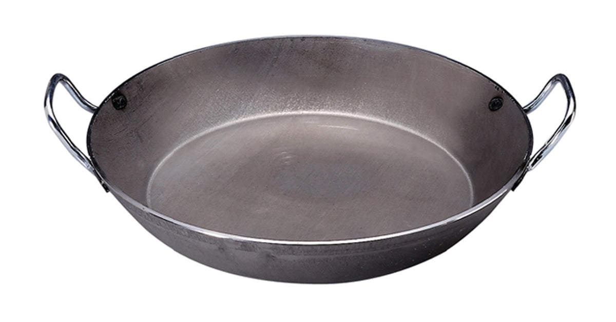 CARBONE PLUS Bratpfanne mit 2 Griffen Ø 40cm, Induktion in Silber präsentiert im Onlineshop von KAQTU Design AG. Pfanne/Topf ist von de Buyer