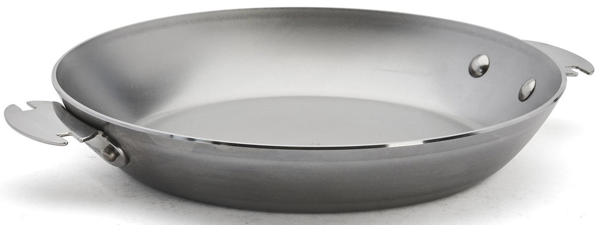 Mineral B Loqy Bratpfanne Stahl D24cm in Silber präsentiert im Onlineshop von KAQTU Design AG. Bratpfanne ist von de Buyer