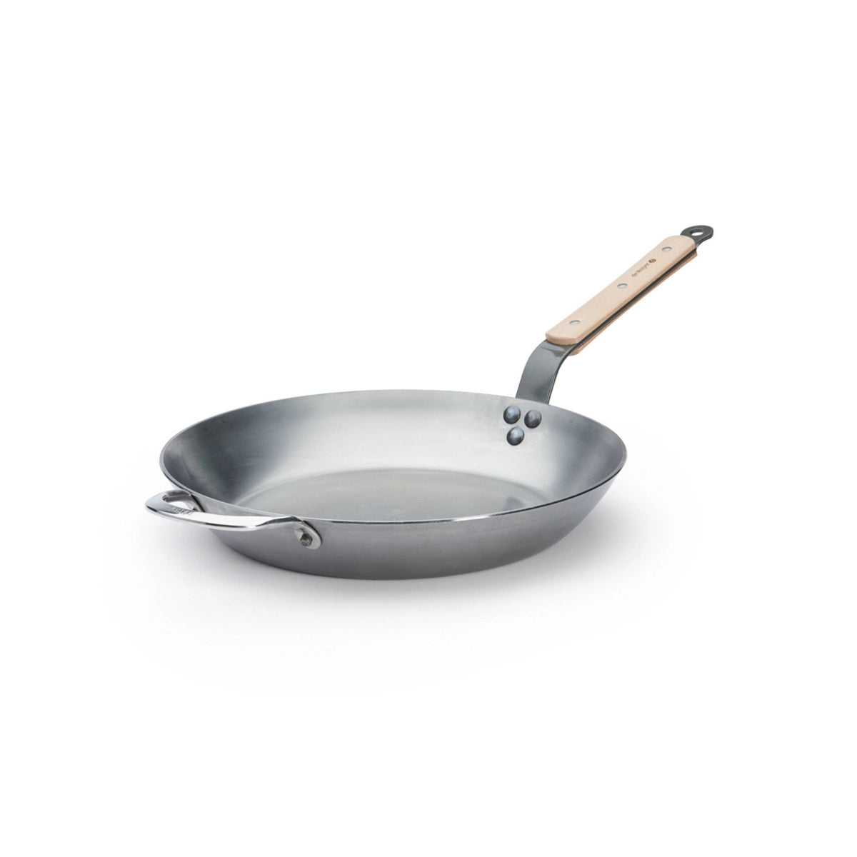 MINERAL B ELEMENT Runde  Bratpfanne  32cm in Silber präsentiert im Onlineshop von KAQTU Design AG. Bratpfanne ist von de Buyer