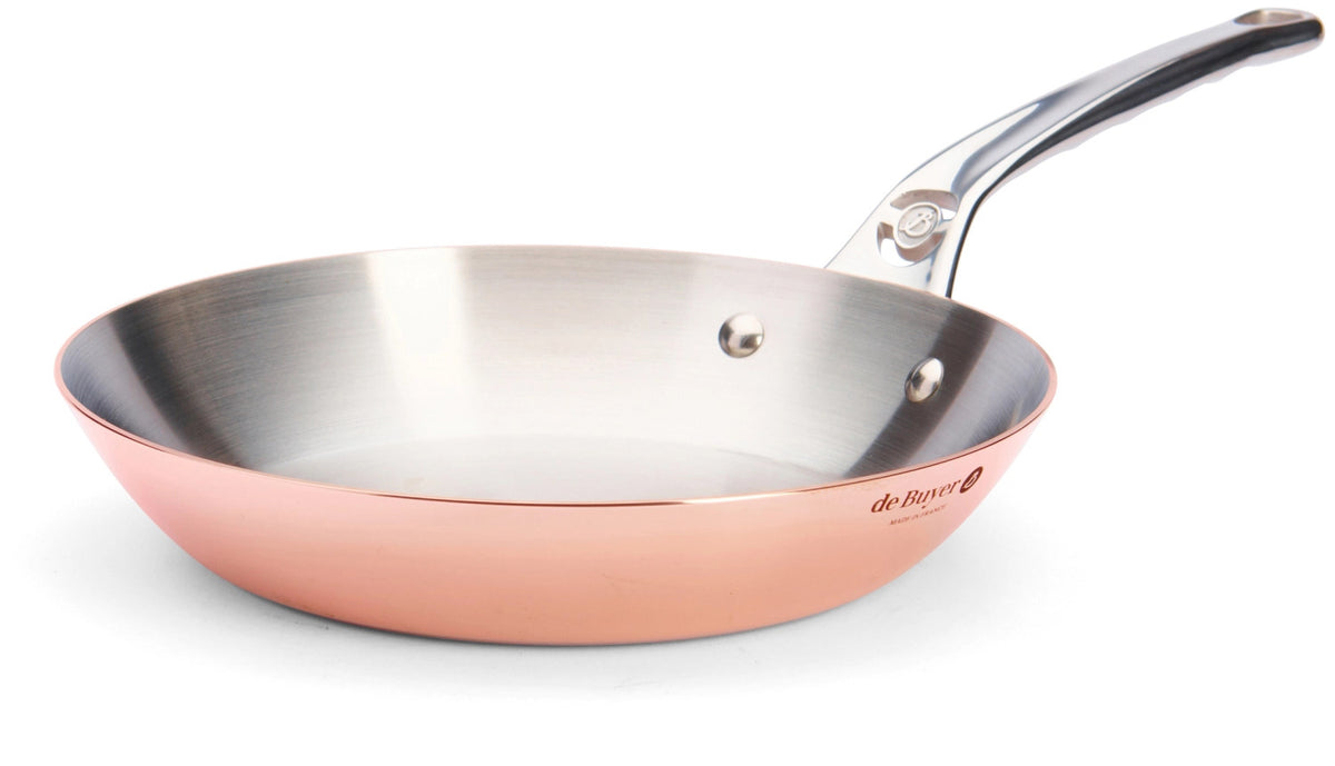 PRIMA MATERA Bratpfanne KupferEdelstahl Ø24cm,Induktion in Kupfer präsentiert im Onlineshop von KAQTU Design AG. Bratpfanne ist von de Buyer