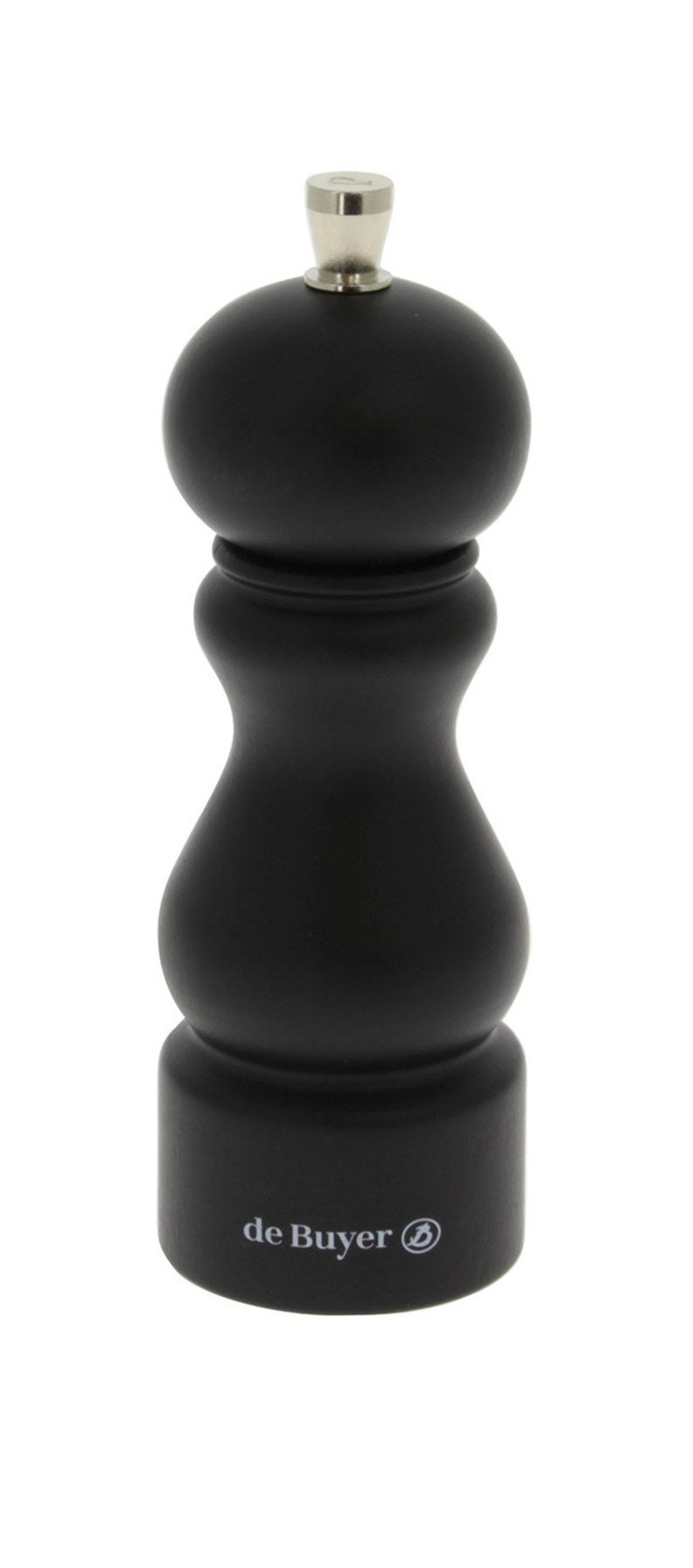 SALZMÜHLE RUMBA MATTSCHWARZ 18CM in Schwarz präsentiert im Onlineshop von KAQTU Design AG. Salz & Pfeffer ist von de Buyer