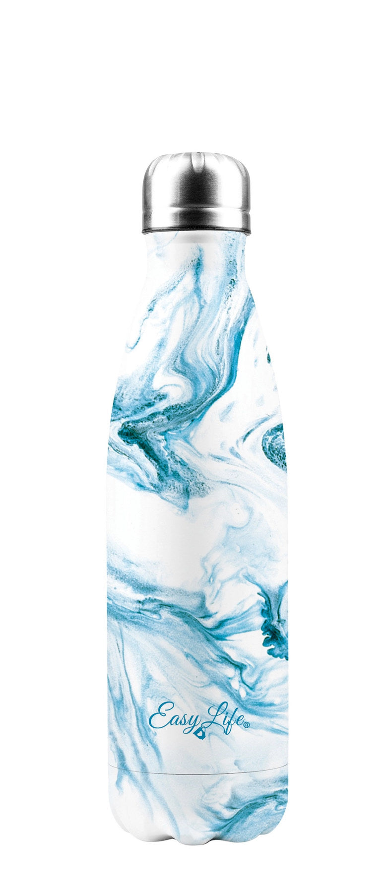 Kanne Isolierflaschen Aqua von Easy Life: mehrfarbige Edelstahlflasche, schlank und hoch