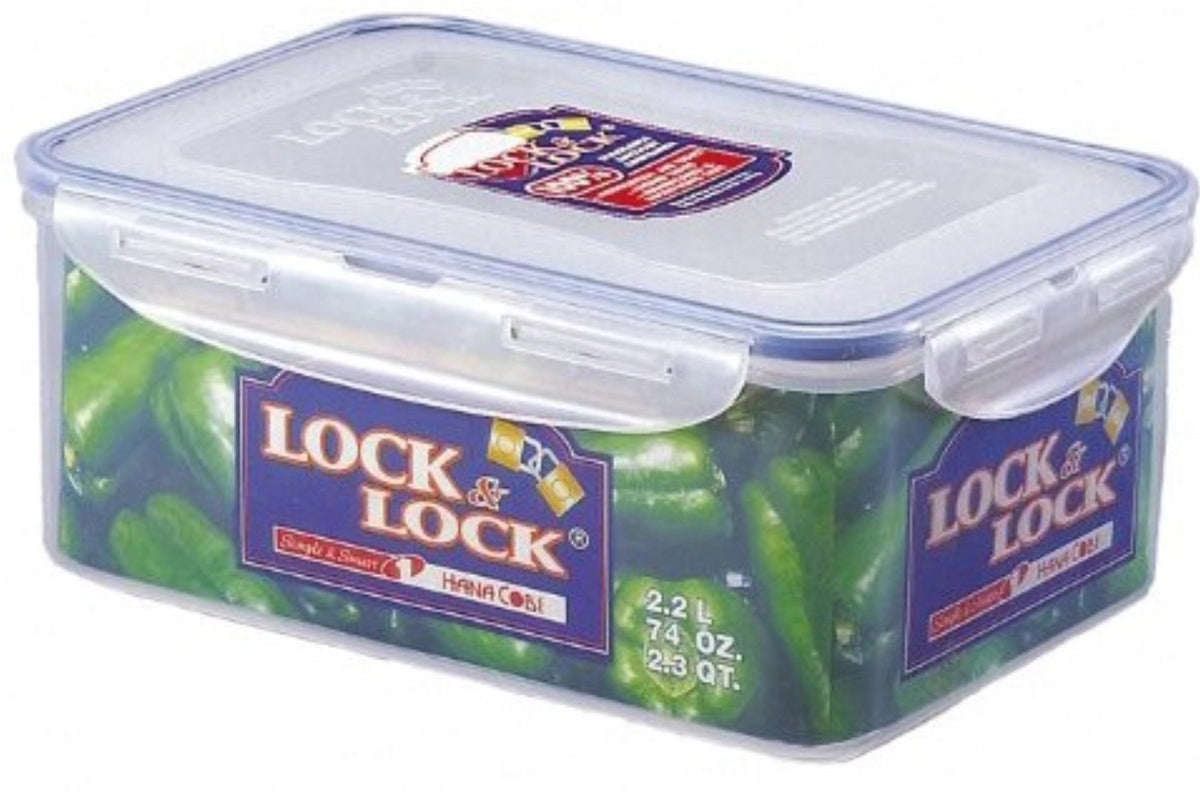 Vorratsdose rechteckig 2.3lt 23.2x16.5x9.5cm in Transparent präsentiert im Onlineshop von KAQTU Design AG. Aufbewahrungsdose ist von Lock&Lock