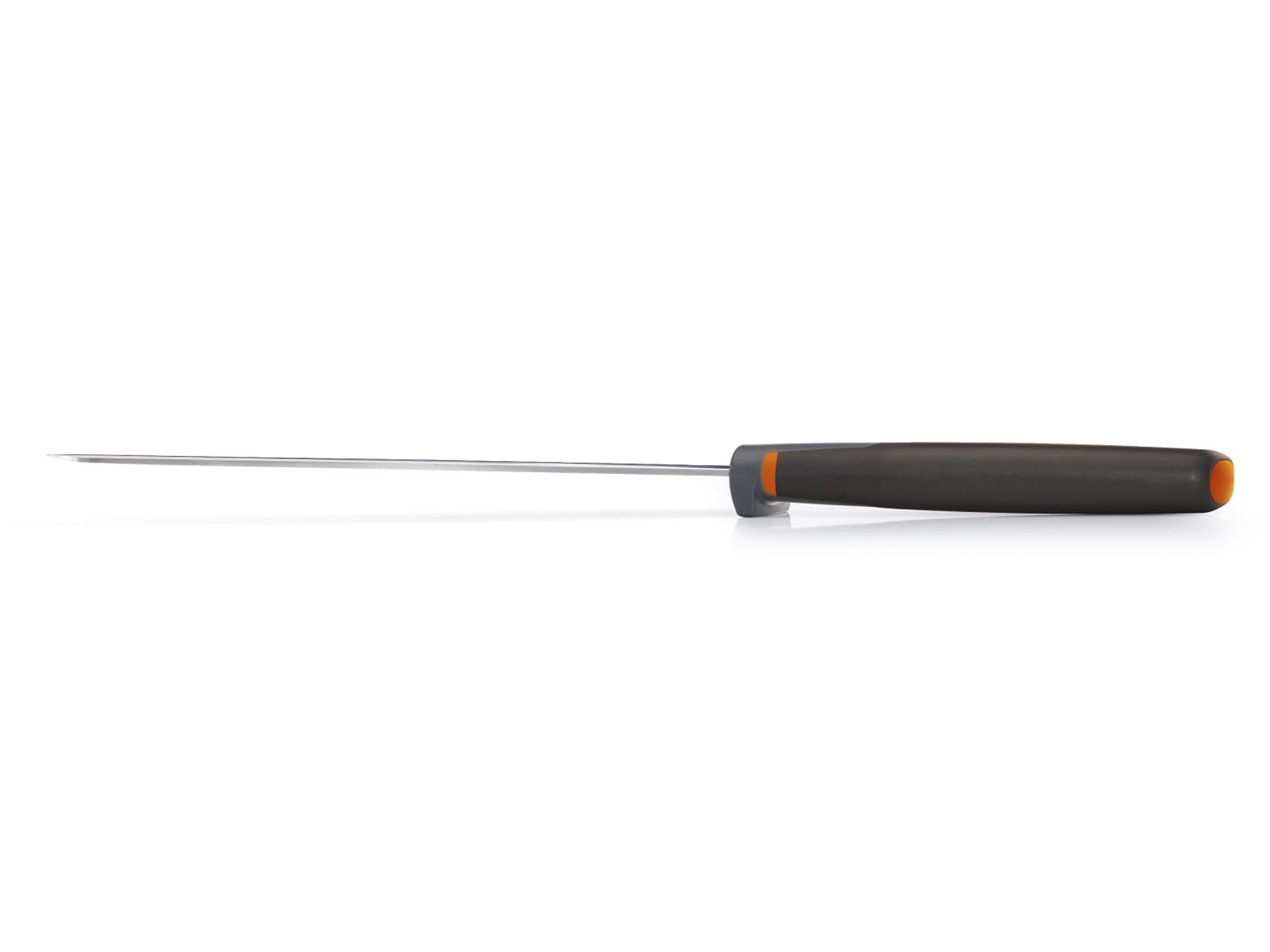 Hochwertiges Brotmesser von Joseph Joseph mit 20 cm Klinge, perfekt für präzises Schneiden von Brot, modernes und funktionales Design in Schwarz.