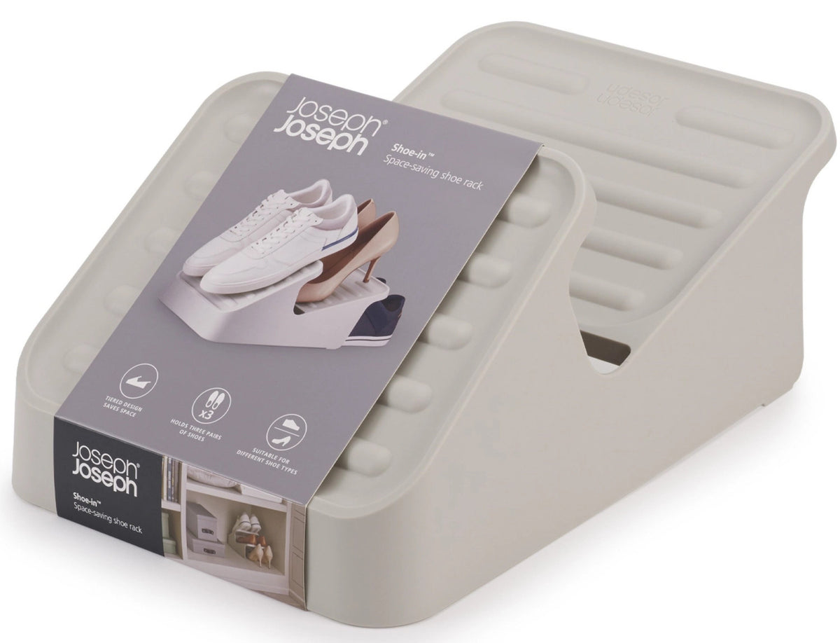 Shoe-In Schuhgestell kompakt ecru in Beige präsentiert im Onlineshop von KAQTU Design AG. Schuhregal ist von Joseph Joseph