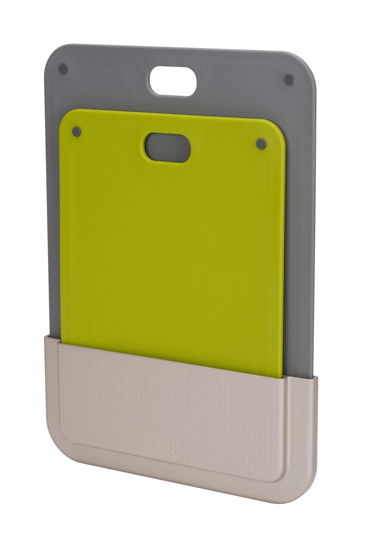 DoorStore Schneidebrett-Set 2-tlg, 31x6.2x2 cm in Grün präsentiert im Onlineshop von KAQTU Design AG. Schneidbrett ist von Joseph Joseph