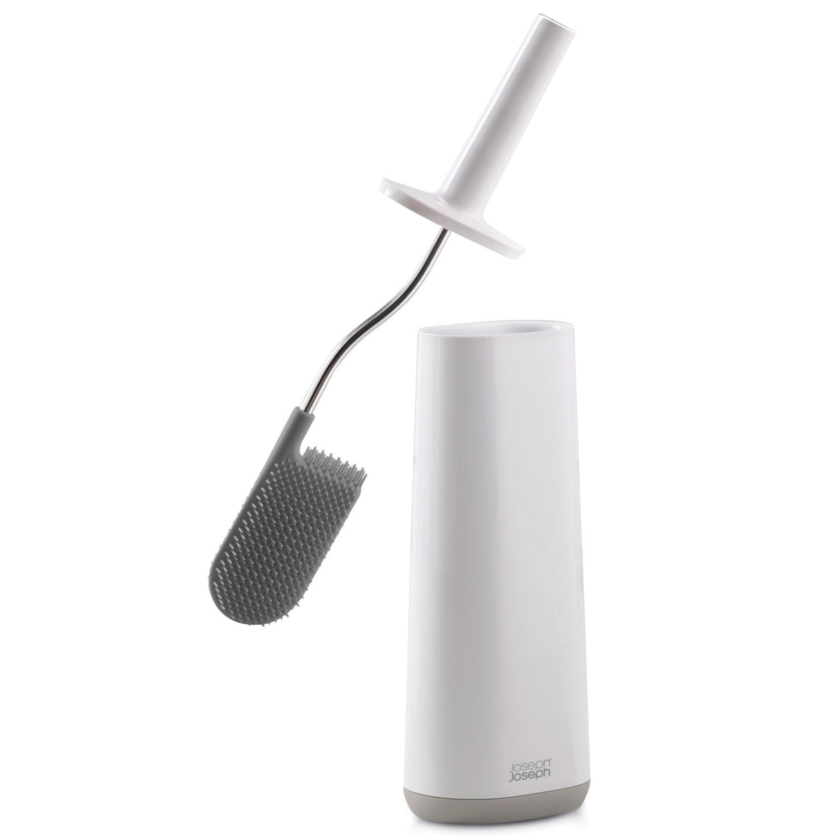 Flex Smart Toilettenbürste weiss grau, 11.4x17.4x42.9 cm in Weiss präsentiert im Onlineshop von KAQTU Design AG. Toilettenartikel ist von Joseph Joseph