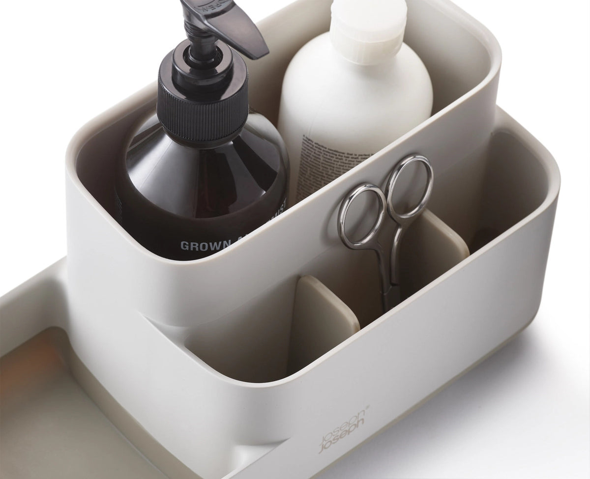 EasyStore Badezimmer Caddy ecru in Beige präsentiert im Onlineshop von KAQTU Design AG. Badzubehör ist von Joseph Joseph