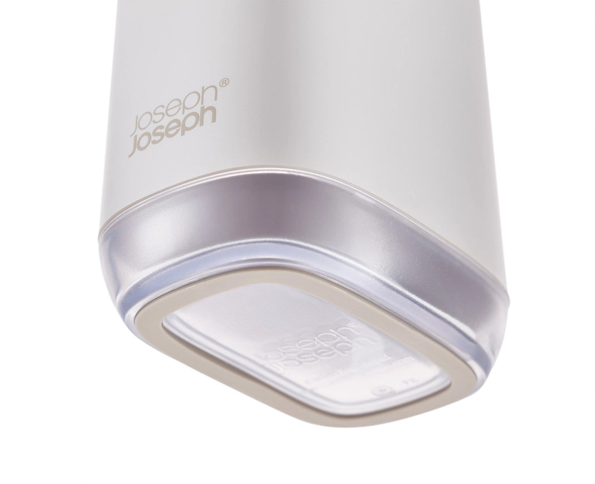 Slim Compact Seifendispenser ecru in Beige präsentiert im Onlineshop von KAQTU Design AG. Seifenspender ist von Joseph Joseph