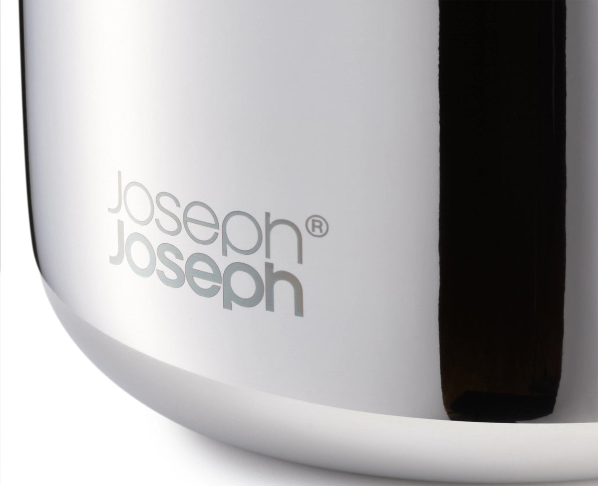 EasyStore Luxe Zahnbürstenhalter Edelstahl in Grau präsentiert im Onlineshop von KAQTU Design AG. Zahnputz ist von Joseph Joseph