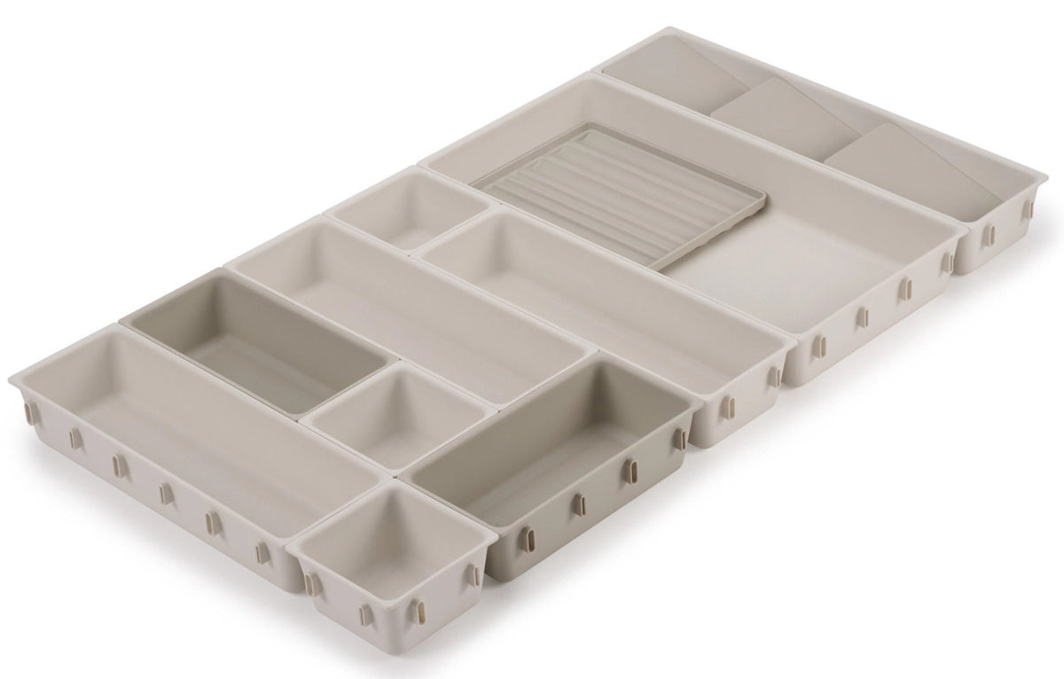 Viva 12 tlg. Makeup Organiser Set Shell in Beige präsentiert im Onlineshop von KAQTU Design AG. Pflege ist von Joseph Joseph