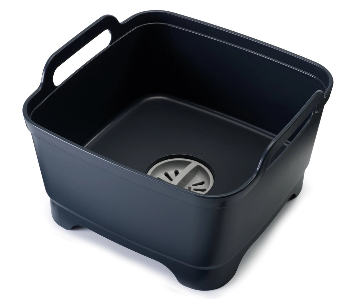 Wash Drain Waschbehälter grau in Schwarz präsentiert im Onlineshop von KAQTU Design AG. Abwasch ist von Joseph Joseph