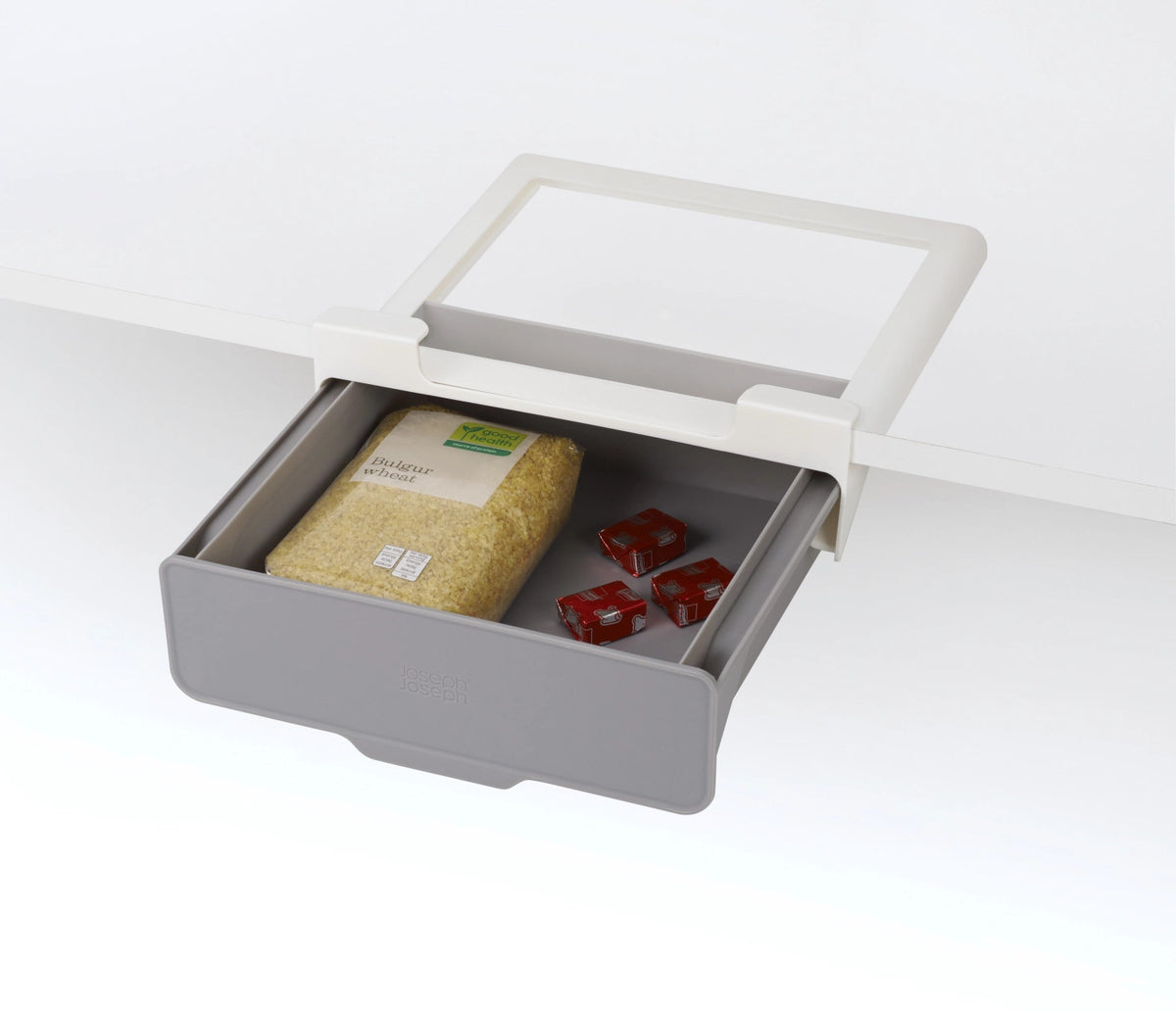 CupboardStore, unter Tablar Schublade in Silber präsentiert im Onlineshop von KAQTU Design AG. Aufbewahrungsbehälter ist von Joseph Joseph