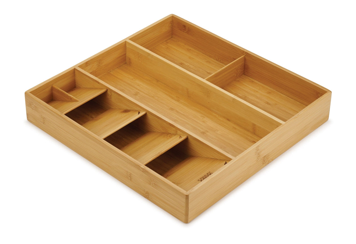 DrawerStore Bamboo Organizer Besteck, Küchenh. und Kochzu. in Braun präsentiert im Onlineshop von KAQTU Design AG. Küchenhelfer ist von Joseph Joseph