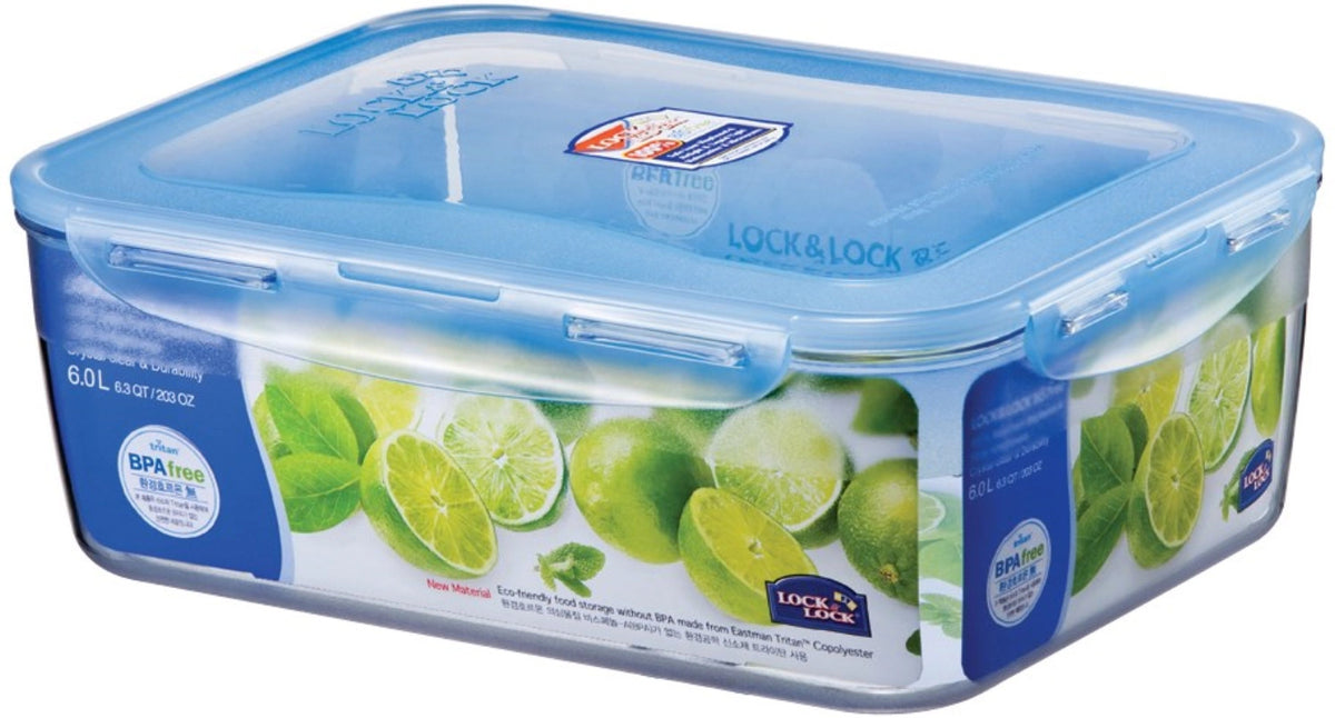 Vorratsdose professional stapelbar 6lt 32.3x24x11.3cm in Transparent präsentiert im Onlineshop von KAQTU Design AG. Aufbewahrungsdose ist von Lock&Lock