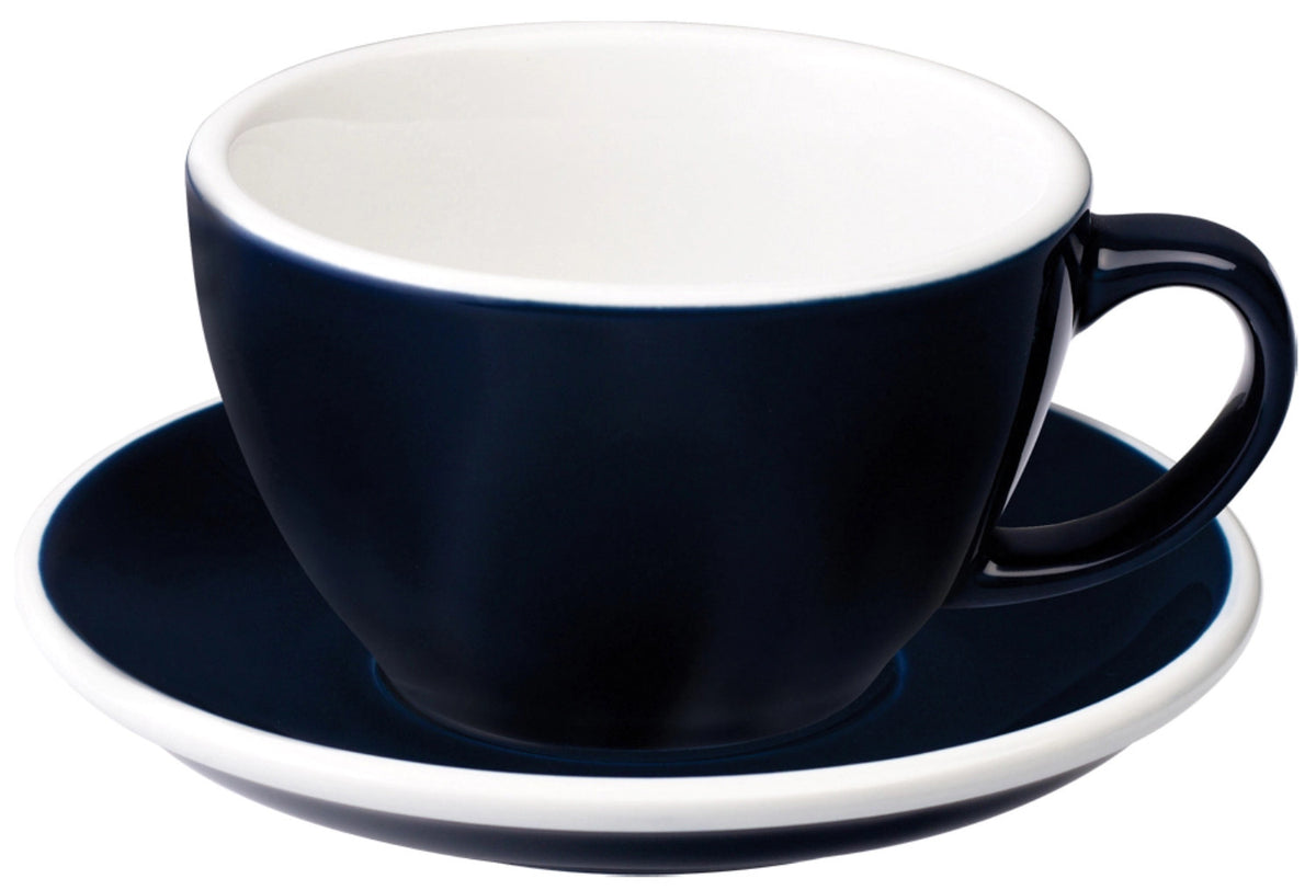 Egg Kaffeetasse 200ml in Jeansblau präsentiert im Onlineshop von KAQTU Design AG. Kaffeetassen ist von Loveramics