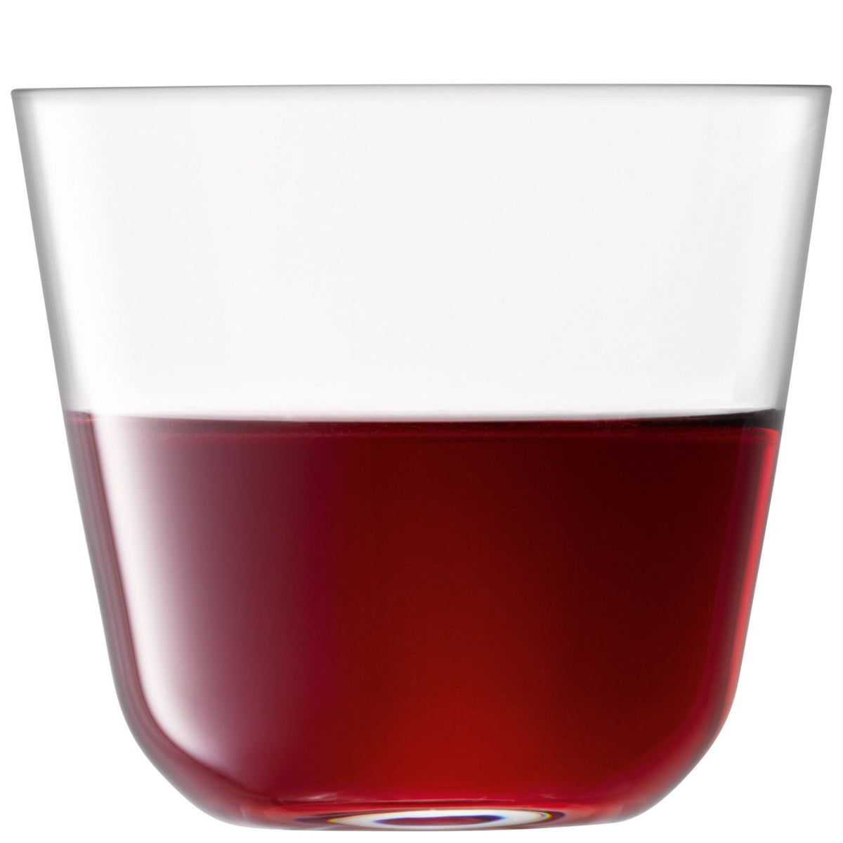 4er Set Arc Becher 260ml von LSA aus transparentem Glas mit abgerundetem Boden und leicht verjüngtem Profil, Durchmesser 8.5 cm, Höhe 7.5 cm