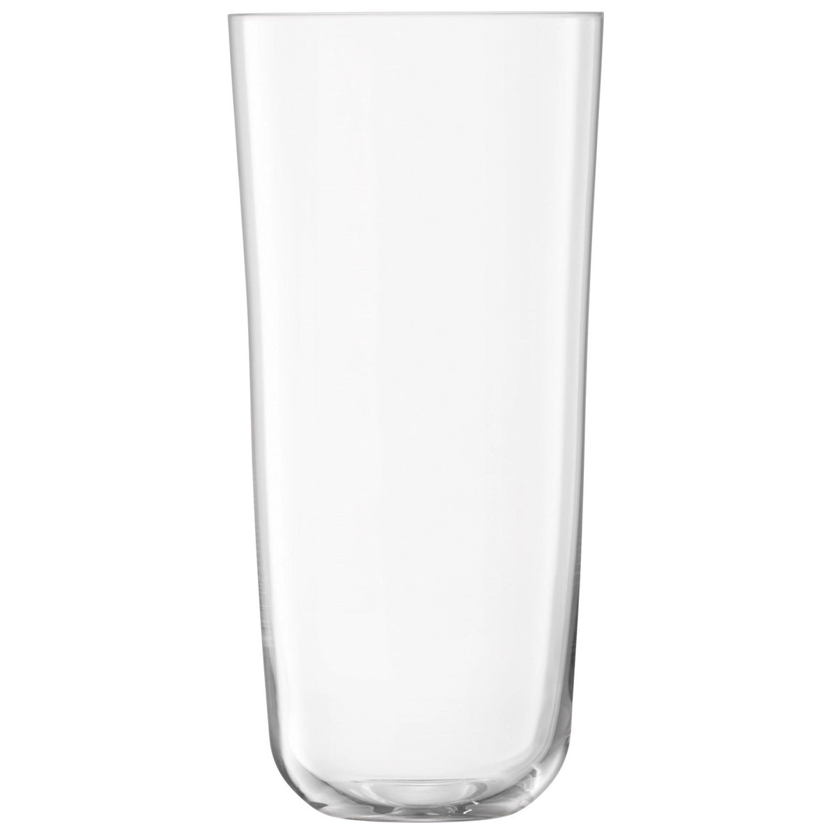 4er Set Arc Longdrink Glas 550ml Clear von LSA: transparentes Kalknatronglas mit abgerundetem Boden und sanft verjüngtem Profil.