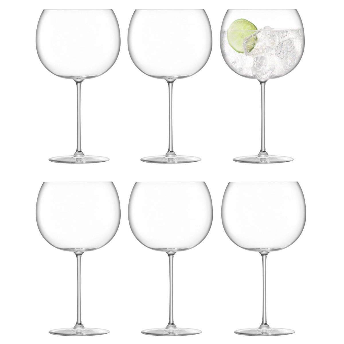 6er Set Borough Weinglas Balloon Promoset 680ml transparent in Transparent präsentiert im Onlineshop von KAQTU Design AG. Universal Weingläser ist von LSA