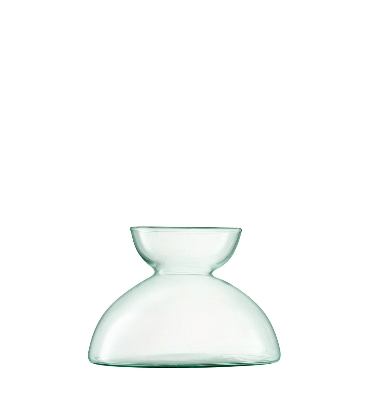 Canopy Vase H9.5cm - recy. Optik in Transparent präsentiert im Onlineshop von KAQTU Design AG. Vase ist von LSA