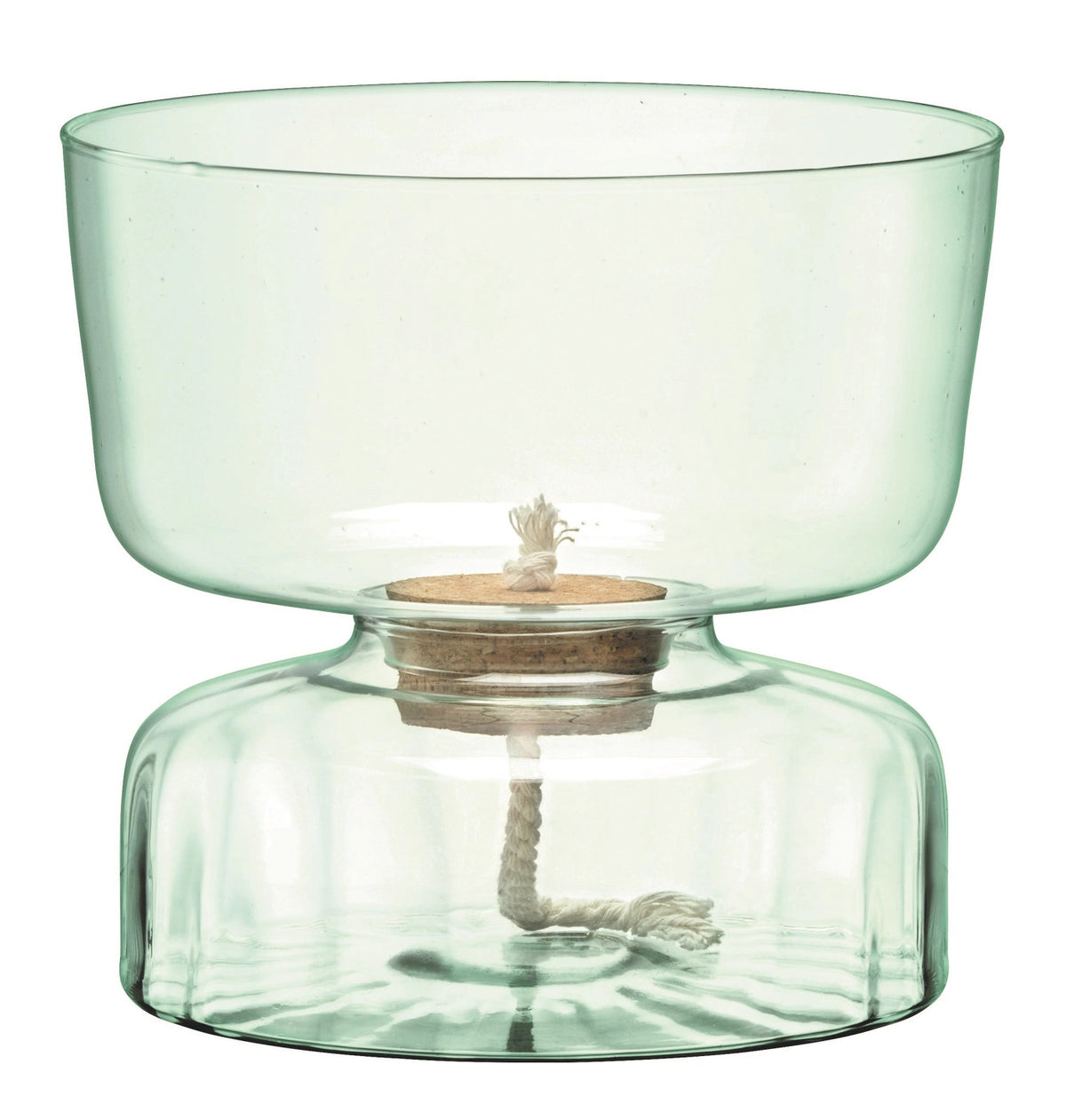 Canopy selbstbewässernder Topf H22cm - recy. Optik in Transparent präsentiert im Onlineshop von KAQTU Design AG. Vase ist von LSA