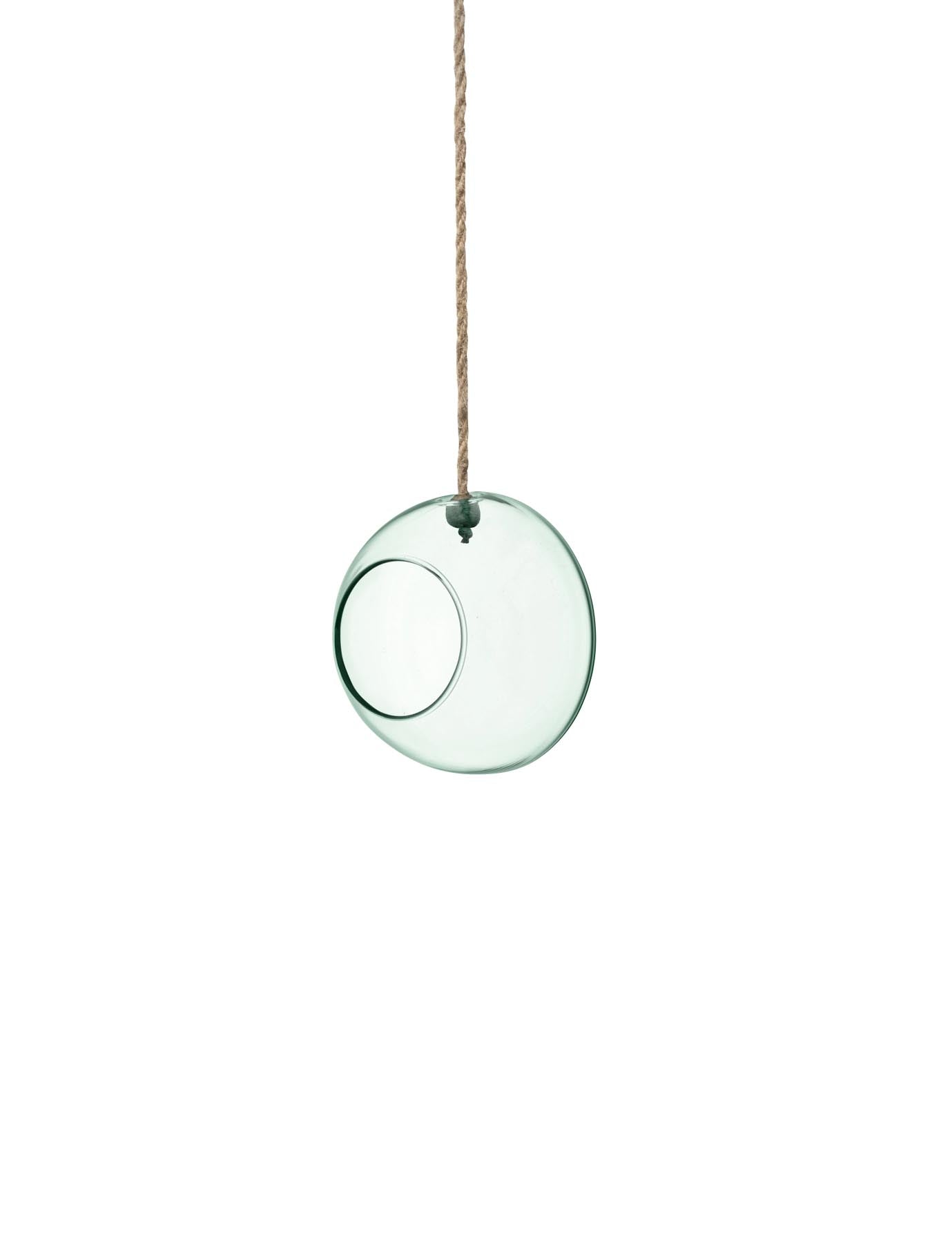 Canopy Hängetopf D10cm recycletes Glas in Transparent präsentiert im Onlineshop von KAQTU Design AG. Vase ist von LSA