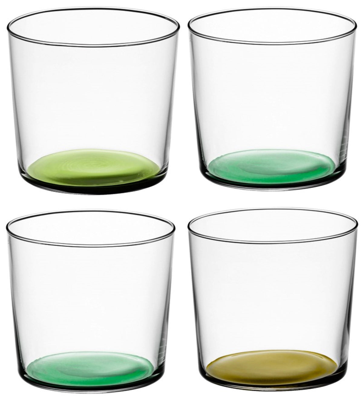 4er Set Coro Becher 310ml in Grün präsentiert im Onlineshop von KAQTU Design AG. Glas ist von LSA