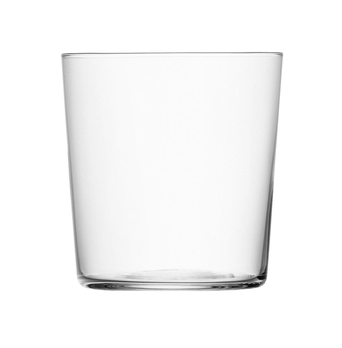 Transparenter Gio Becher mittel 390ml aus Glas von LSA, zylindrische Form mit feinen Wänden, Durchmesser 8.4 cm, Höhe 9 cm
